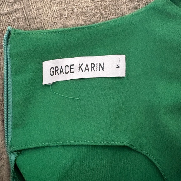 Grace Karin Classic Green Midi Dress - Picture 5 of 5